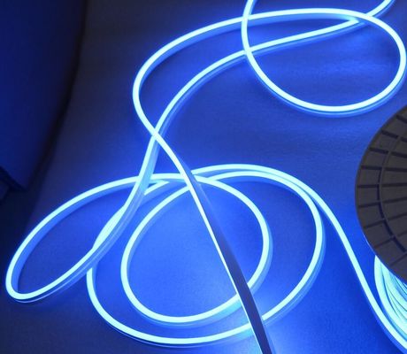 6mm blue LED Neon Rope Light Flex Waterproof Holiday Party Xmas Tree Home Decor 110V/220V blue neon strips