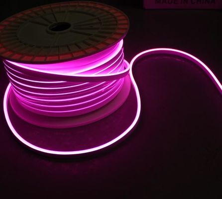 High Quality Custom Sign 12V Waterproof micro size 5mm Led Neon Light Flex rope lights pink purple