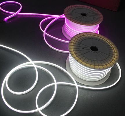 cold white led neon 12v silicone neon light strip mini 6mm smd led neon flex light