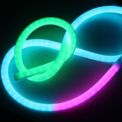 Waterproof IP67 SMD5050 silicone digital RGB neon 12v ws2811 Pixel Chasing LED Neon flex