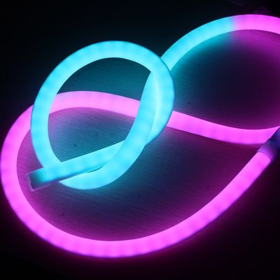 High quality DMX RGB Flexible LED Neon Pixel Dream Color light tube 360 degree round strip