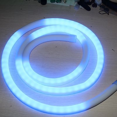 20m pretty addressable dmx led neon flex rgb 360 degree chasing neon tube 18mm