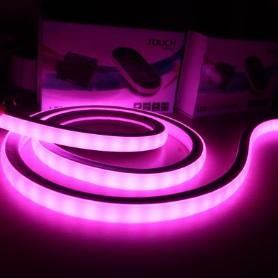 Flexible Color Changing Waterproof Ip68 24v dmx rgb Led Neon Flex square 18x18mm