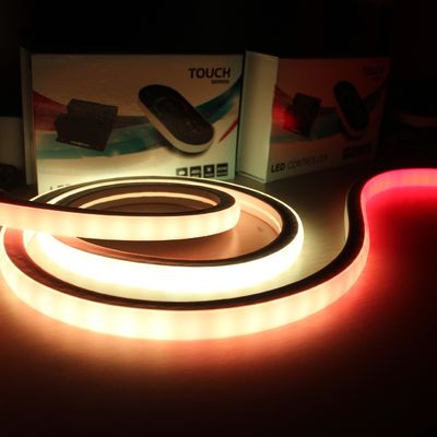 24v pretty top view pixel led neon flex strip lights 5050 rgb smd chasing neon-lite square