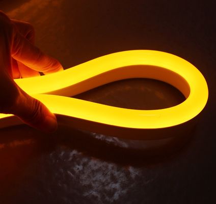 High Brightness SMD2835 IP68 yellow led neon flex strip rope light 110v