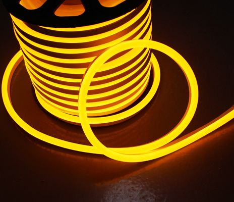 50m spool Neo neon led flexible neon strip light 5050 waterproof yellow amber neon rope