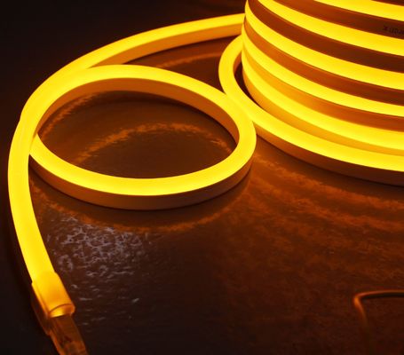 50m spool Neo neon led flexible neon strip light 5050 waterproof yellow amber neon rope