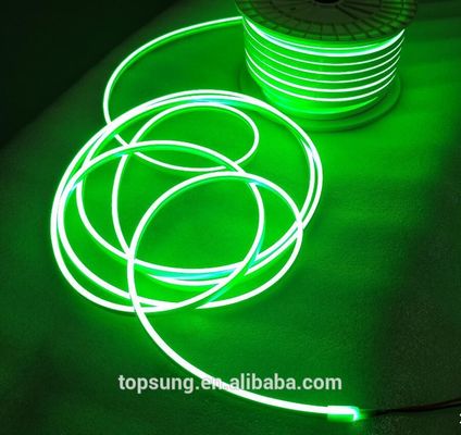 Smallest Size 6x12mm Smd2835 Silicone Led Strip green neonflex