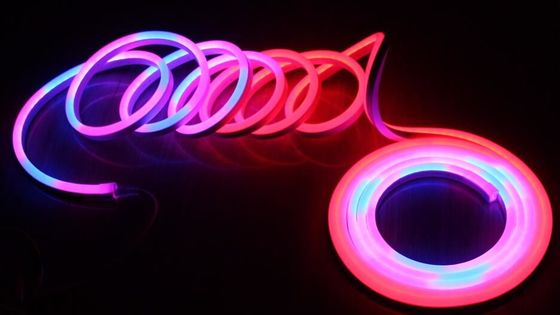 Programmable digital RGB neon Flex Lights rope strip mini Flat 11x19mm 10pixel/M