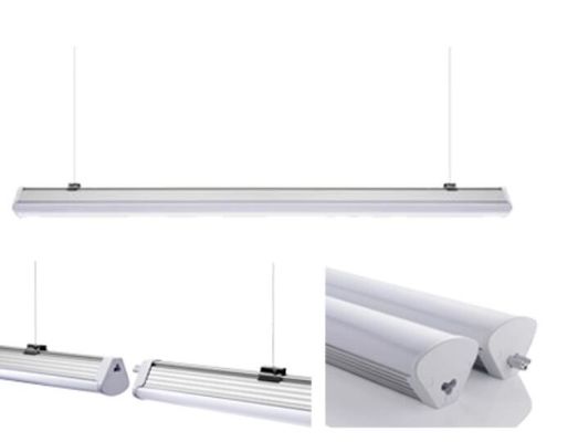 1200mm linkable pendant led linear batten tube lights waterproof office illuminate lamp 40w