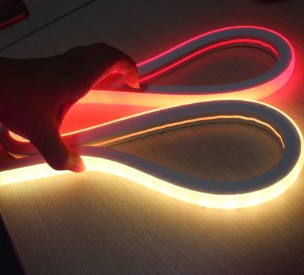 Waterproof LED neon flex /RGB Multi-color Changing Flexible neon rope lights square 17x17mm