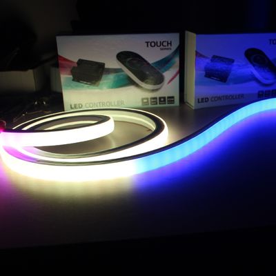 CE RoHS Approved square Led Neon Strip Waterproof rgb pixel 24V LED Neon Flex Lights