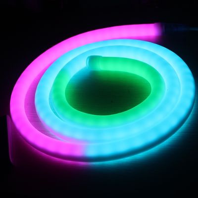 Full Color Changing Programmable DMX Led Flex Neon 360 led light neon replacement  pixel tube