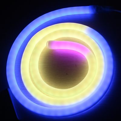 Full Color Changing Programmable DMX Led Flex Neon 360 led light neon replacement  pixel tube