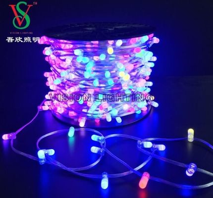100m crystal led clip strings outdoor xmas string lights 666 led