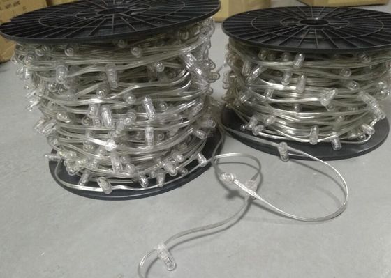 2020 IP 65 warm white PVC crystal Wire DC 12V clip light 333leds fairy light string 100m/roll led bud lights