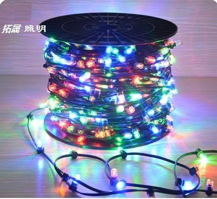 100m led string lights outdoor crystal clip copper fairy lights 666 led 12v rgb xmas light