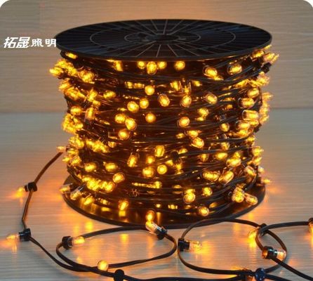 waterproof christmas decoration outdoor led light string 100m led rope lights 666 bulbs