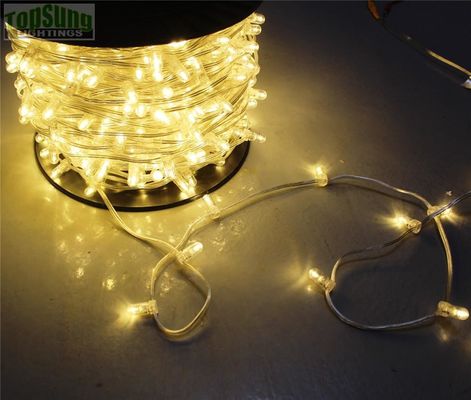 100m xmas garland party led leaf string lights clip strip warm white 12v 333 led outdoor decoration