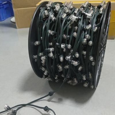 Wholesale Christmas holiday Waterproof IP65 black string 100m 666 led ultra thin wire string light