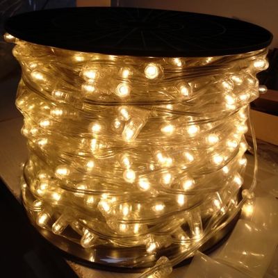 2020 IP 65 warm white PVC crystal Wire DC 12V clip light 333leds fairy light string 100m/roll led bud lights