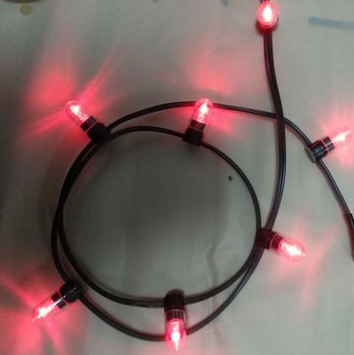 Waterproof 100m Connectable string light for Christmas decorations 12v clips strings 666 led