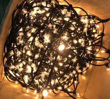 Waterproof 100m Connectable string light for Christmas decorations 12v clips strings 666 led