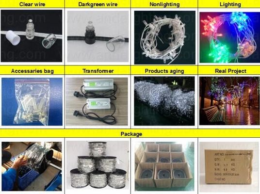 Outdoor led light string 100m christmas wedding party decorative outdoor strong waterproof Fairy light