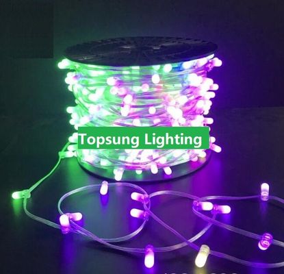 100m xmas garland party led leaf string lights clip strip warm white 12v 333 led outdoor decoration