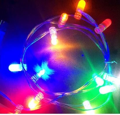 Manufacturer rgb multi color 100m led string IP65 12V flashing led clip on light for AU