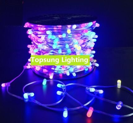 Manufacturer rgb multi color 100m led string IP65 12V flashing led clip on light for AU