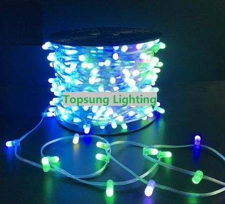 100m xmas garland party led leaf string lights clip strip warm white 12v 333 led outdoor decoration