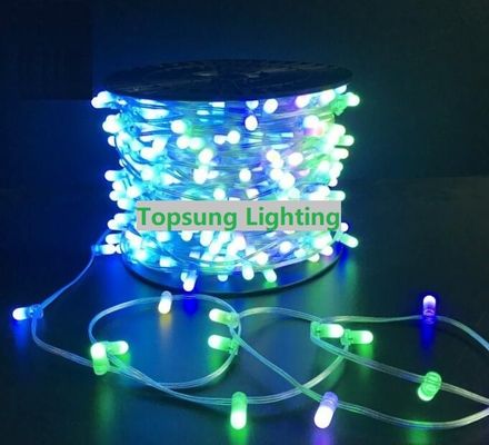 100m xmas garland party led leaf string lights clip strip warm white 12v 333 led outdoor decoration