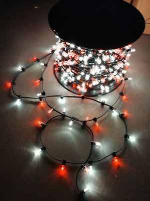 Fairy christmas lights led 100m string 1000 bulbs 12v crystal strings rgb decoration light