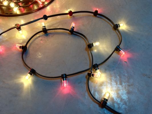 Fairy christmas lights led 100m string 1000 bulbs 12v crystal strings rgb decoration light