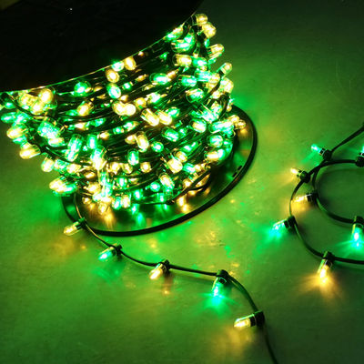 50M/roll custom IP65 flashing led clip on light for AU 666 led airy strings 12v green white ribbon