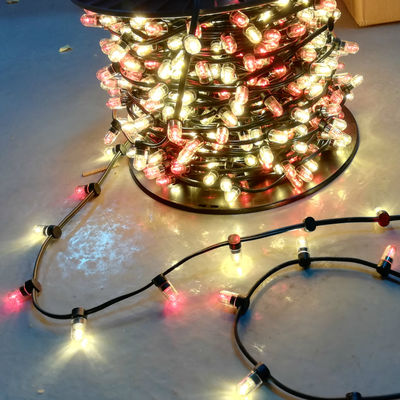 50M/roll custom Mini Clip String Light DC12V fairy lights 666 led outdoor cuttable christmas tree lights