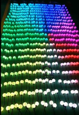 24V ucs1903 addressable rgb 3d curtain pixel light 50mm Led Ball dmx