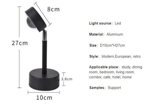 Robot Sunset Projection Lamp Led 7*7*14 for living room