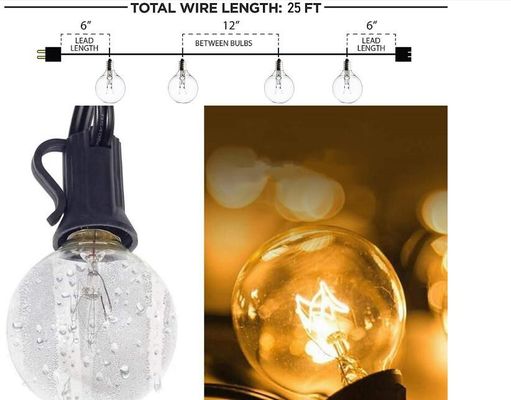 5W G40 Indoor Outdoor Holiday Decoration Lights Waterproof Led String Decorate