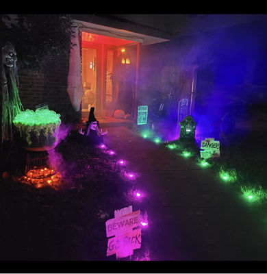 WIFi APP Garden Led String Lights Plug-In RGB Pixel Lawn Bulbs