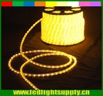 yellow christmas outdoor lighting  1/2'' 2 wire led rope lights