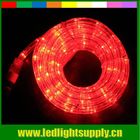christmas round 2 wire red color led rope lights for decoration