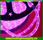 2 wire pink color led decoration light rope christmas lights