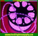 10mm 2 wire pink christmas decorative light led rope flex lights