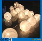 warm white 10leds string lights cotton balls battery x-max lights
