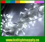 Strong PVC 100 bulbs 12v led string lighting warm white for outdoor
