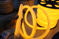 modern 360 degree round yellow 220v neon flex light 25mm ip67 for outdoor