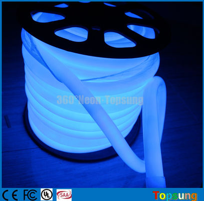 25M spool 12V blue 360 degree led neon rope light for room