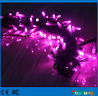 Strong PVC purple christmas led lights outdoors 12v connectable